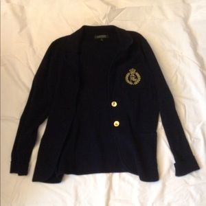Ralph Lauren navy cardigan